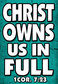 CHRIST OWNS US IN FULL