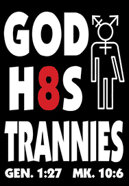 GOD H8S TRANNIES