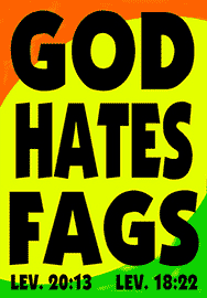 GOD HATES FAGS