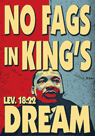 NO FAGS IN KING'S DREAM